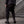 Velvet Suede Sarouel Crop Pants [BLACK]