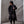 Velvet Suede Motorcycle Coat [BLACK]