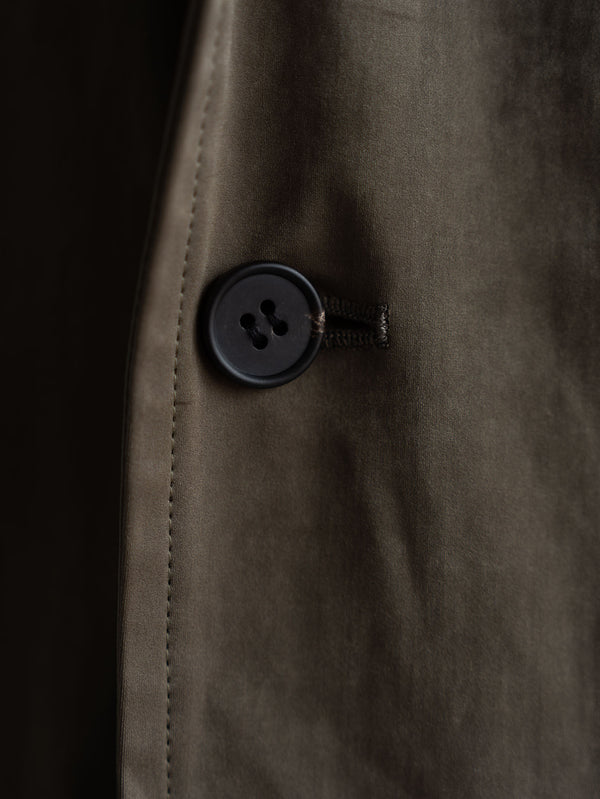 Velvet Suede Tailored Jacket [UMBER]