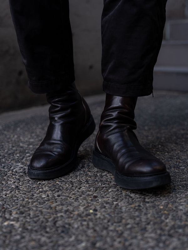 PRY / Excella® Spiral Zip Boots [Horse Leather]