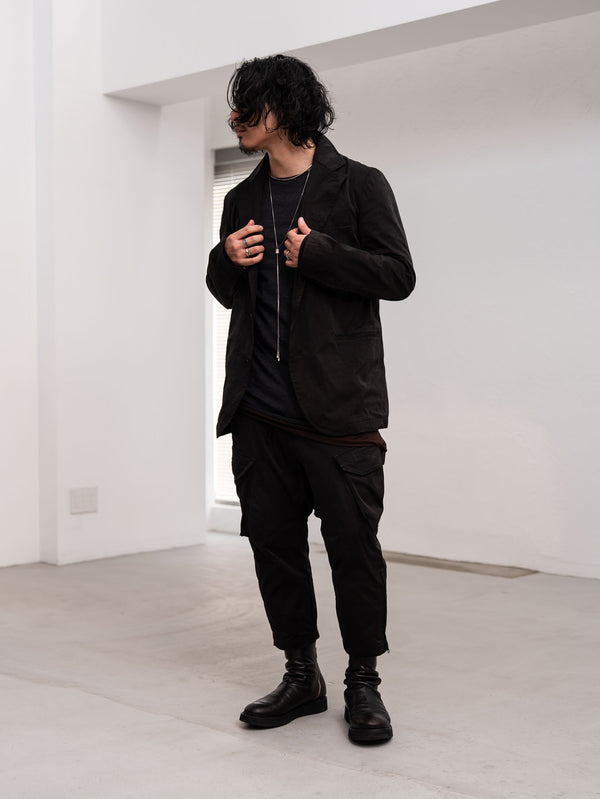 NIKKE Wool Layered L/S T-shirt [CHARCOAL]