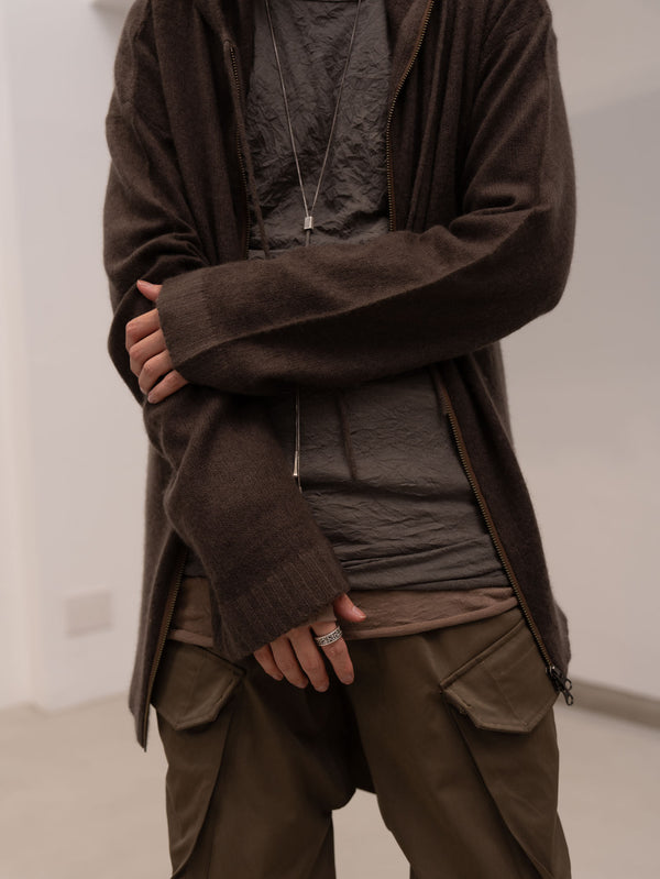 Craft Fabric Layered L/S T-shirt [TAUPE]