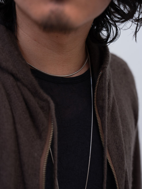 Craft Fabric Layered L/S T-shirt [BLACK]