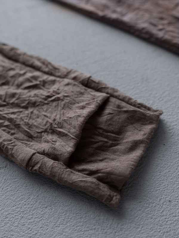 Craft Fabric Layered L/S T-shirt [TAUPE]