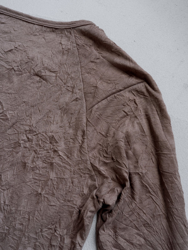 Craft Fabric Layered L/S T-shirt [TAUPE]