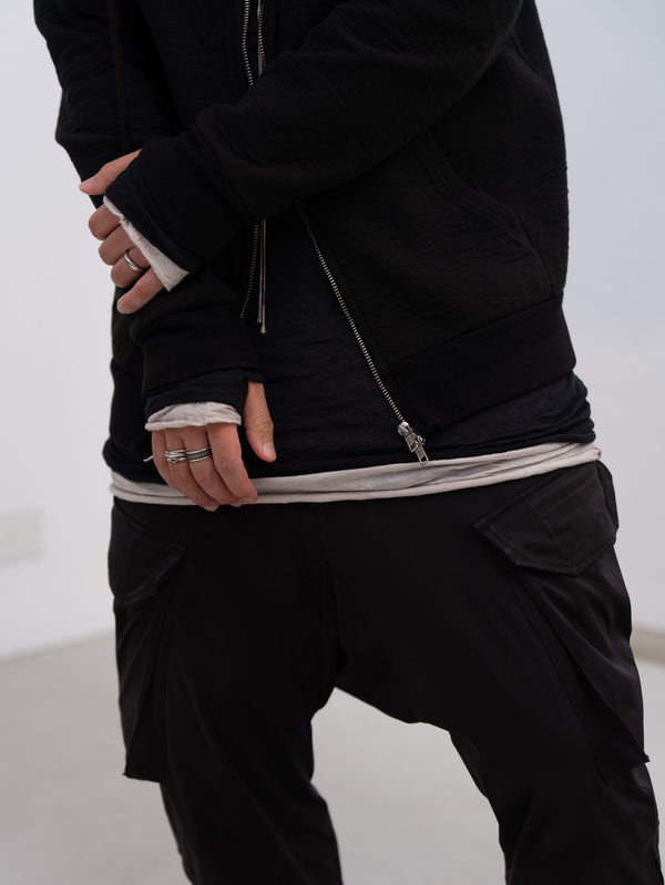 Craft Fabric Layered L/S T-shirt [OYSTER]