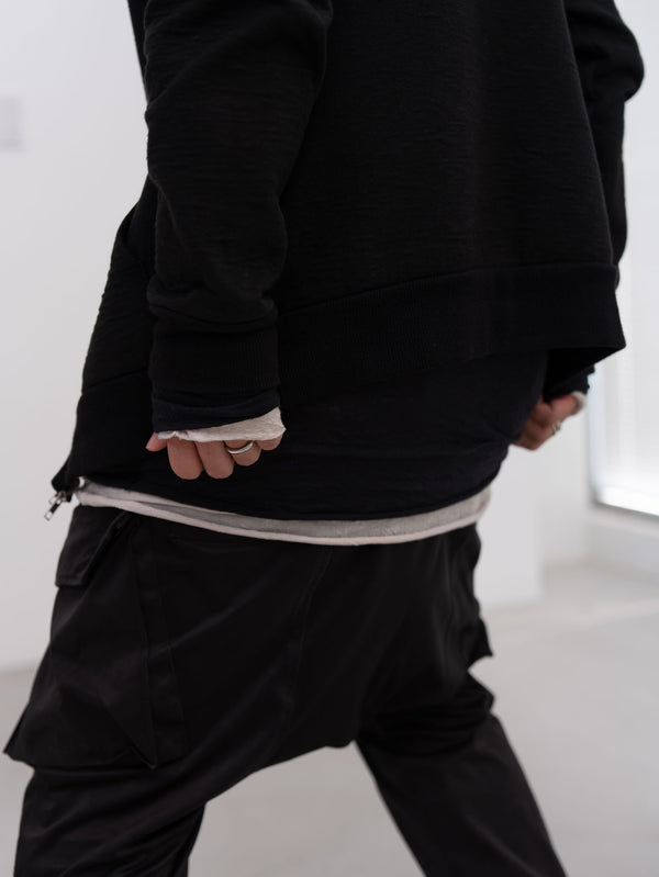 Craft Fabric Layered L/S T-shirt [OYSTER]