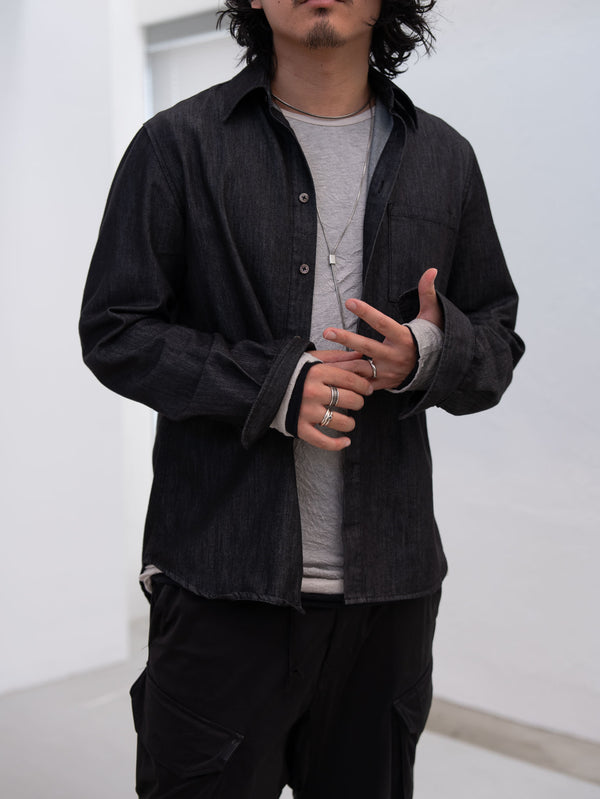 Craft Fabric Layered L/S T-shirt [OYSTER]