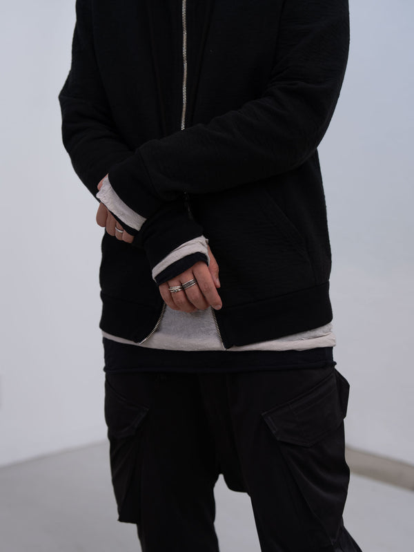 Craft Fabric Layered L/S T-shirt [OYSTER]