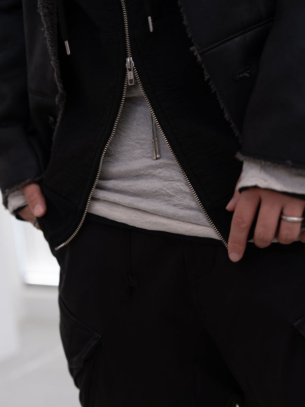 Craft Fabric Layered L/S T-shirt [OYSTER]