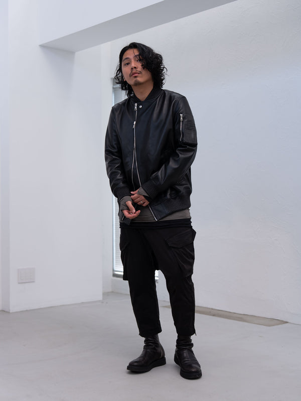 Craft Fabric Layered L/S T-shirt [FOG GRAY]
