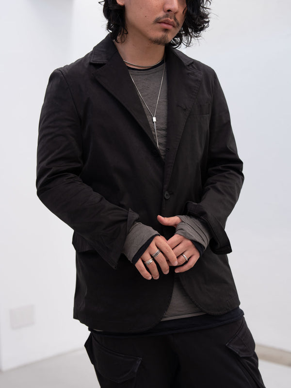 Craft Fabric Layered L/S T-shirt [FOG GRAY]