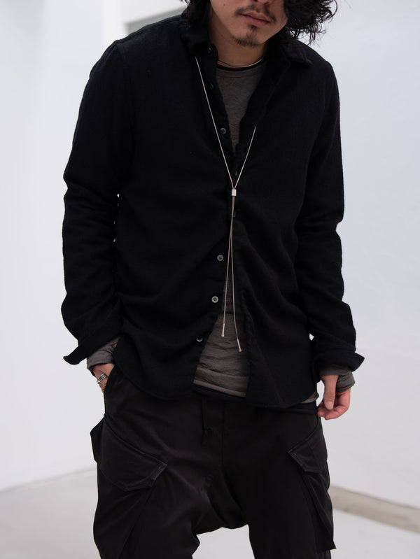 Craft Fabric Layered L/S T-shirt [FOG GRAY]
