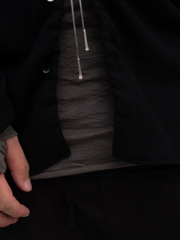 Craft Fabric Layered L/S T-shirt [FOG GRAY]
