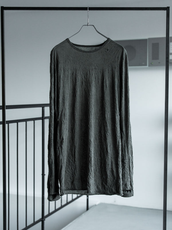 Craft Fabric Layered L/S T-shirt [FOG GRAY]