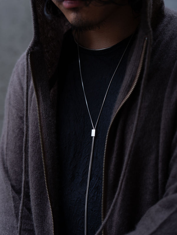 Rope Lariat Necklace – Silver 925