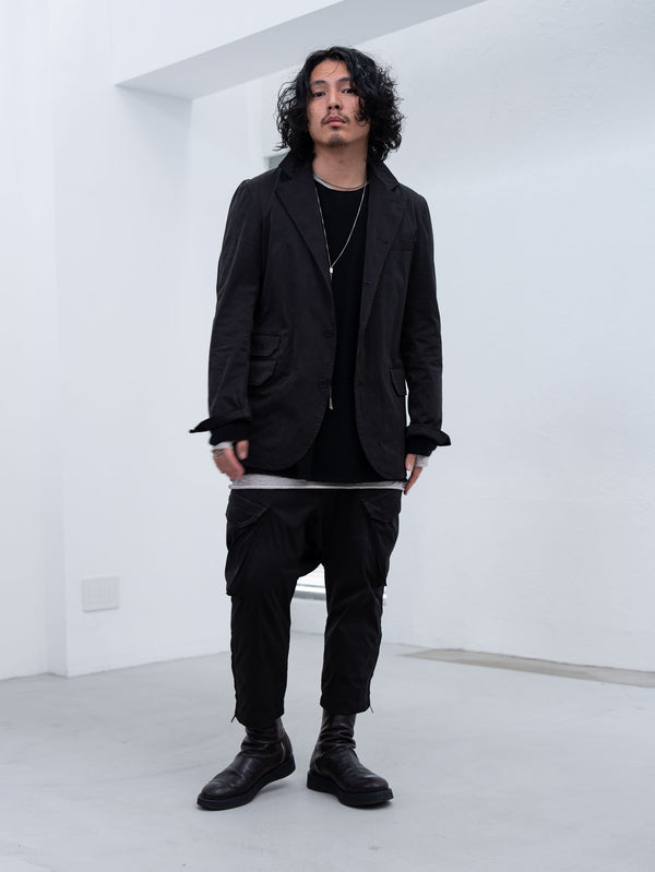 Cashmere Middle Boatneck Sweater【black】