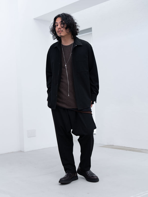 Cashmere Middle Boatneck Sweater【taupe】