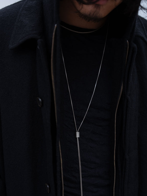 Cashmere Double Zip Hoodie【black】