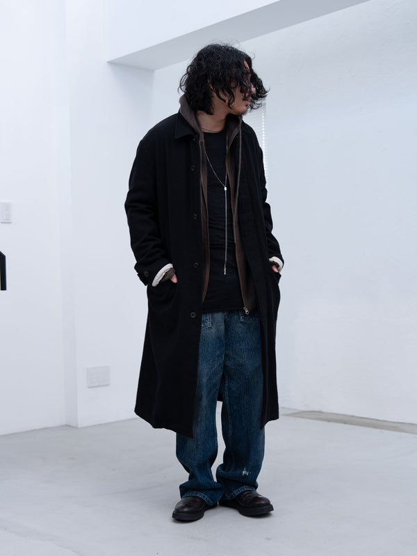 Cashmere Double Zip Hoodie【taupe】
