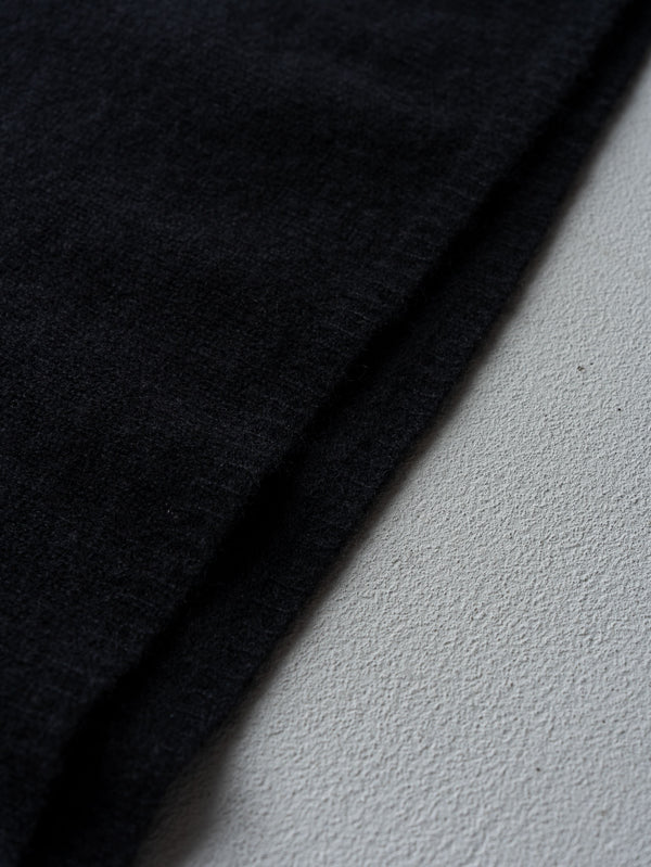 Cashmere Middle Boatneck Sweater【black】