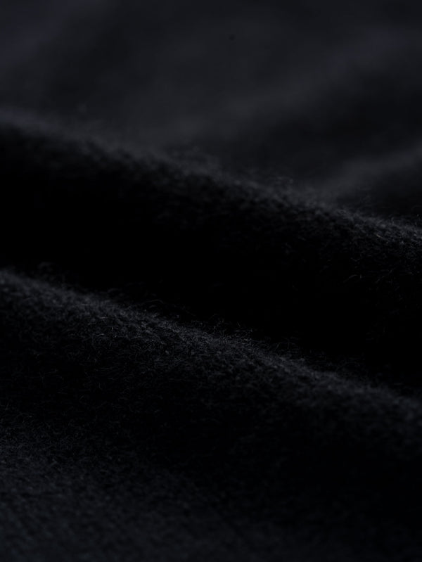 Cashmere Middle Boatneck Sweater【black】