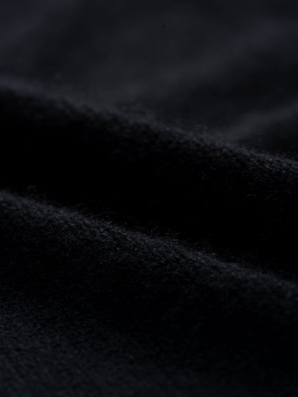 Cashmere Double Zip Hoodie【black】