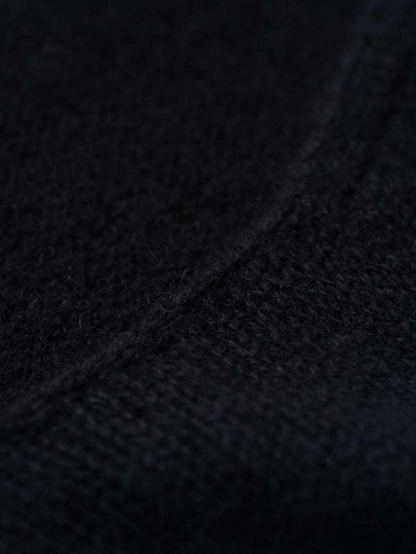 Cashmere Middle Boatneck Sweater【black】