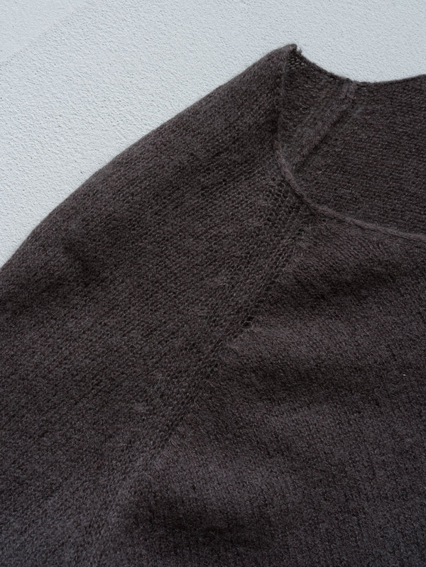 Cashmere Middle Boatneck Sweater【taupe】