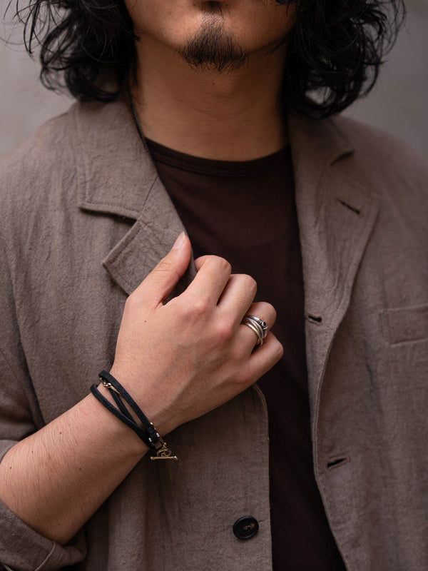 Black Diamond Ring [slv925+k10]
