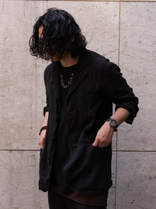 Dry Serge Sarouel Shorts [BLACK]