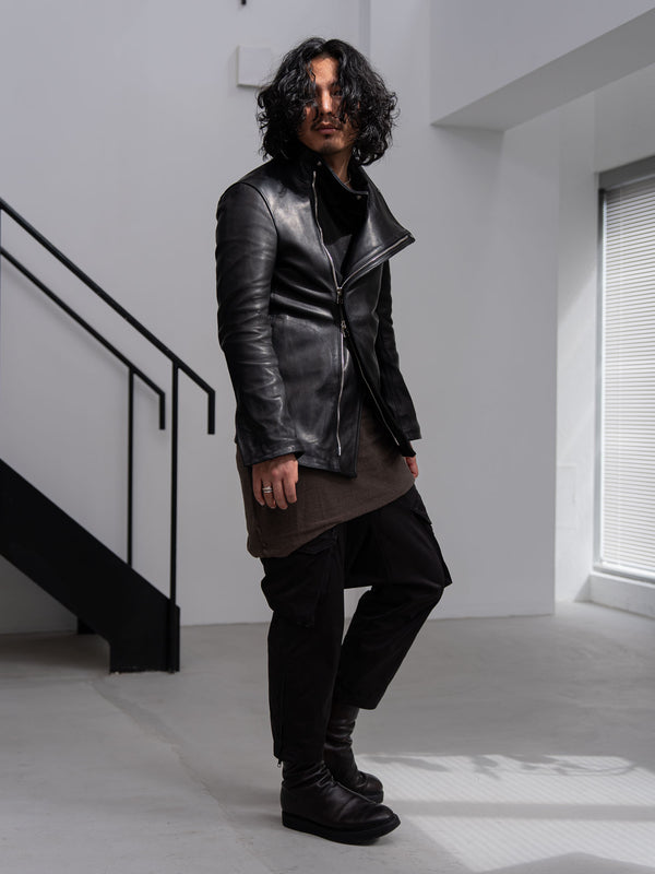 Horse Leather Jacket [BLACK]