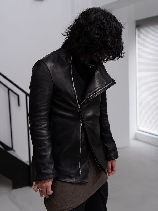 Horse Leather Jacket [BLACK]