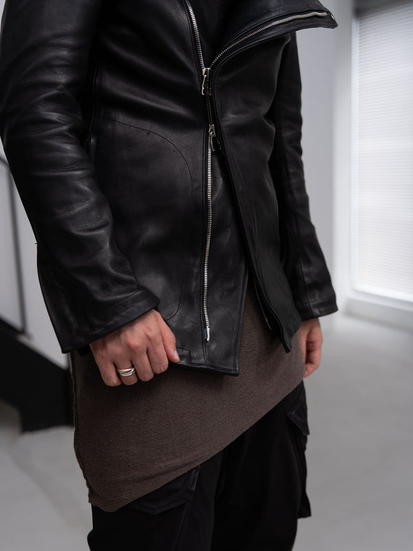 Horse Leather Jacket [BLACK]