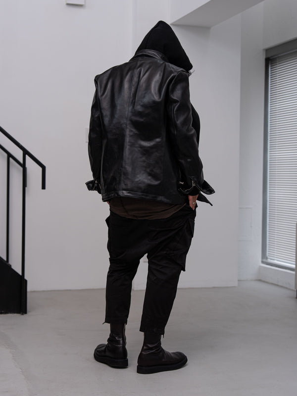 Horse Leather Jacket [BLACK]