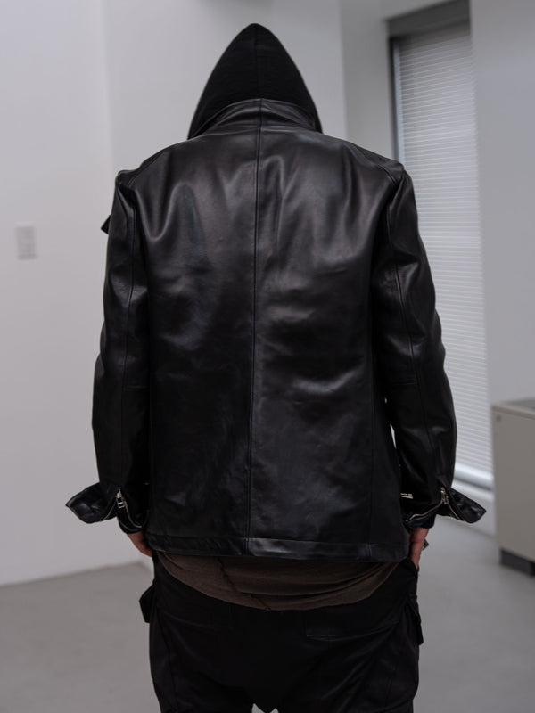 Horse Leather Jacket [BLACK]