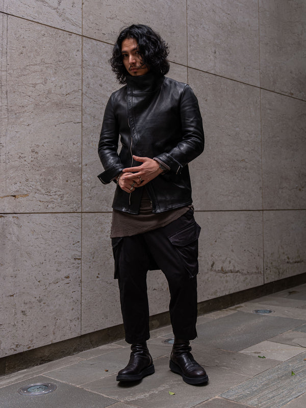 Horse Leather Jacket [BLACK]