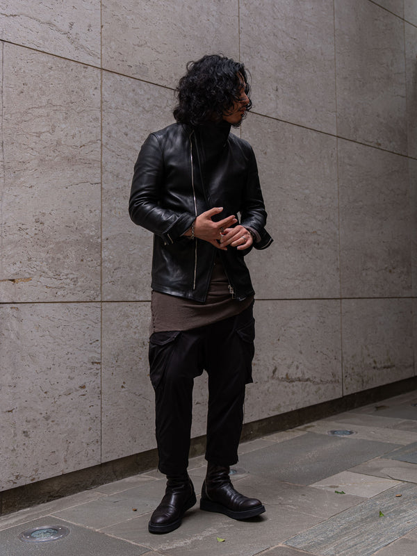 Horse Leather Jacket [BLACK]