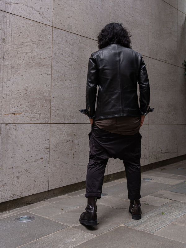 Horse Leather Jacket [BLACK]
