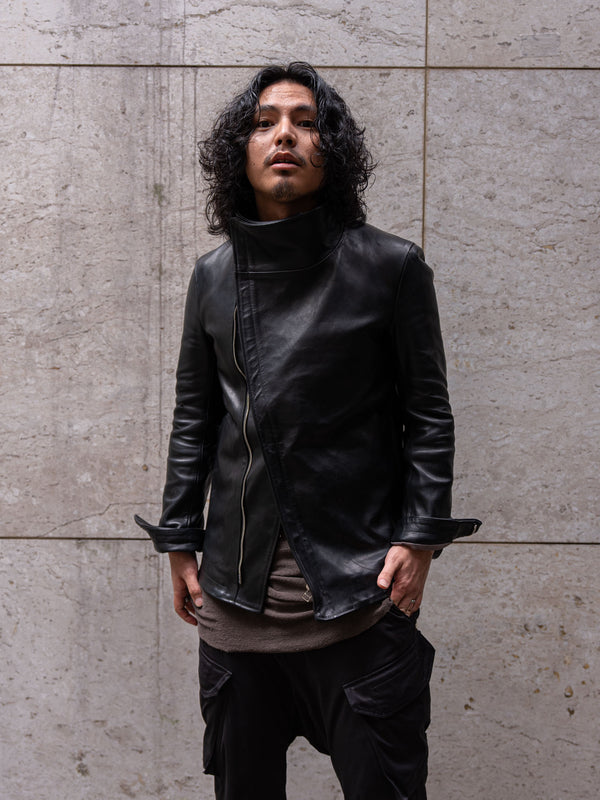 Horse Leather Jacket [BLACK]