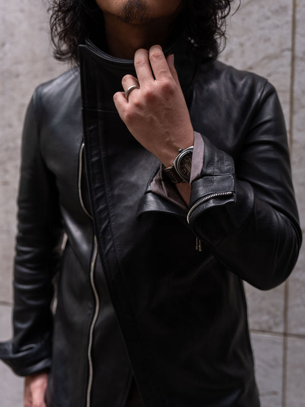 Horse Leather Jacket [BLACK]