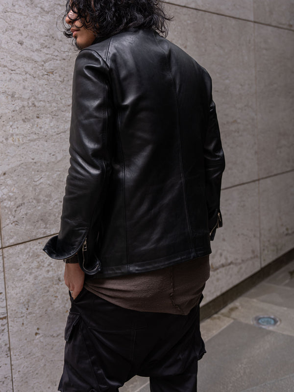 Horse Leather Jacket [BLACK]