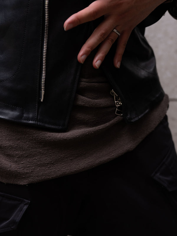 Horse Leather Jacket [BLACK]