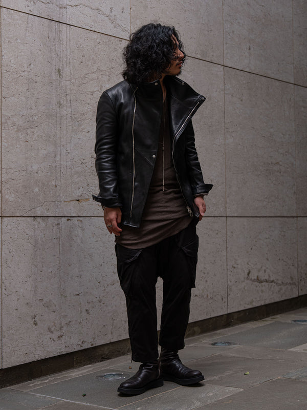 Horse Leather Jacket [BLACK]