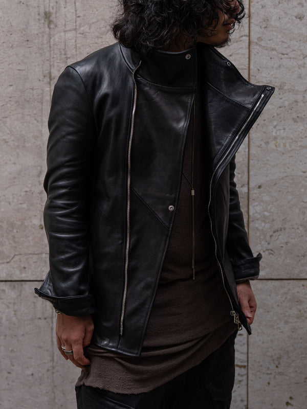Horse Leather Jacket [BLACK]