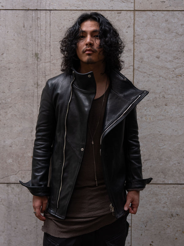 Horse Leather Jacket [BLACK]