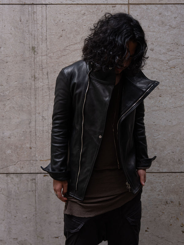 Horse Leather Jacket [BLACK]