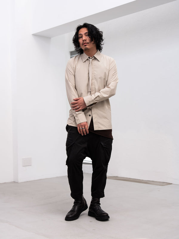 LIMONTA Ensemble Shirt Jacket [OYSTER]