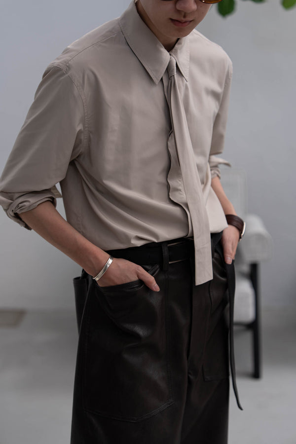 LIMONTA Ensemble Shirt Jacket [OYSTER]