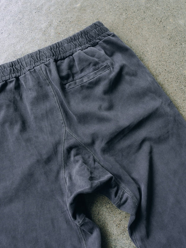 Cut-off Flare Sweatpants [Pigment Gray]